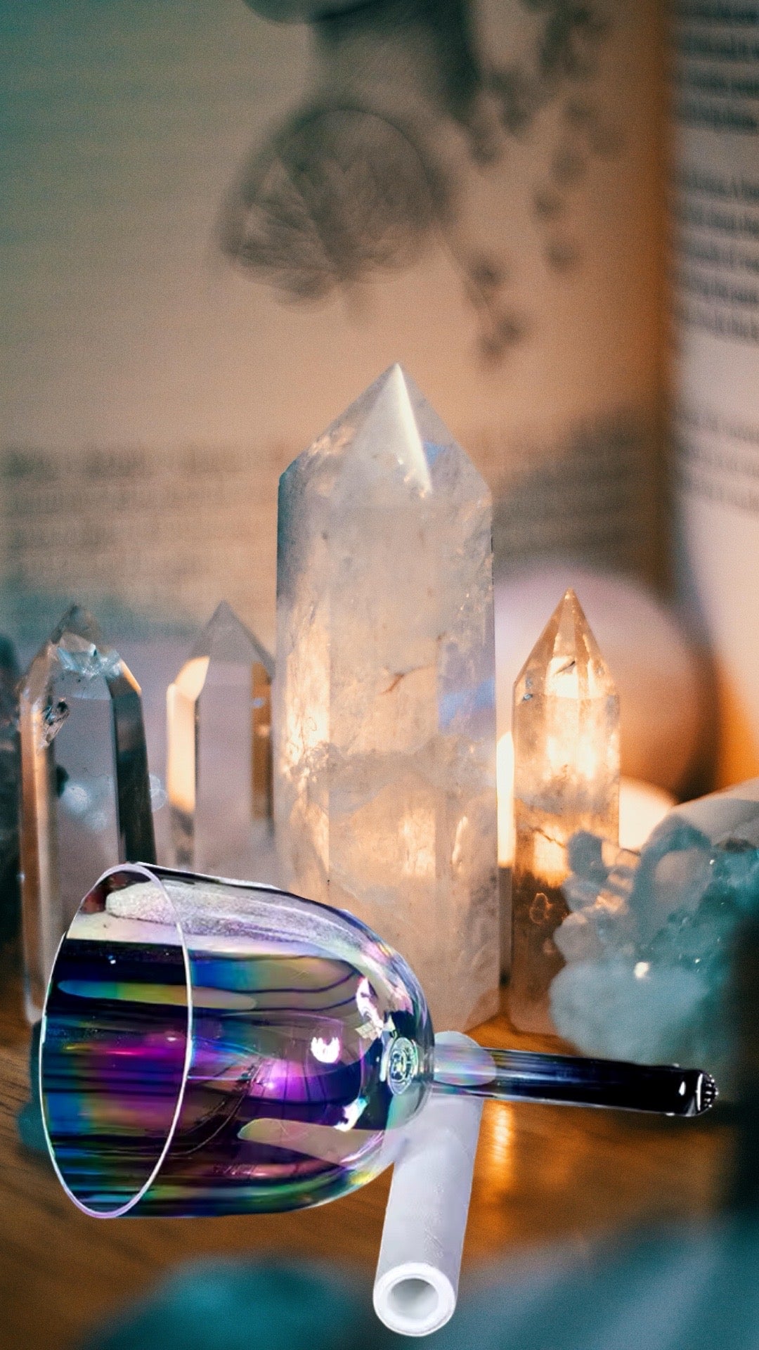 Iridescent Chalice Singing Bowl