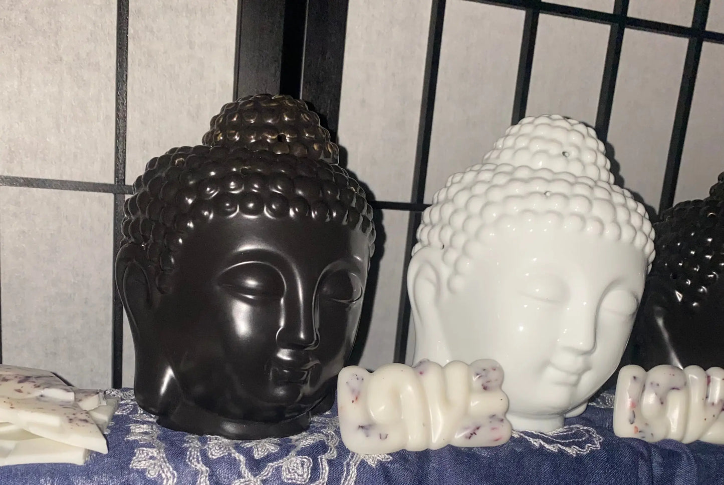 Ceramic Glazed Buddha incense/wax/resin burner Spiritual Couture Collection