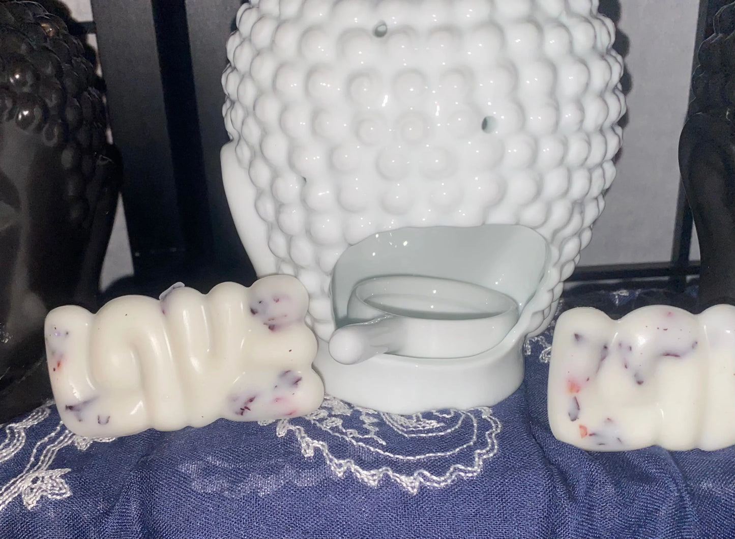 Ceramic Glazed Buddha incense/wax/resin burner Spiritual Couture Collection