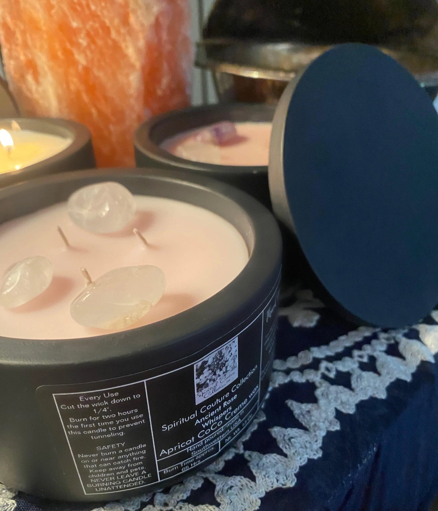 The BOWL in charcoal 13oz✨Ancient Rose Whispers Spiritual Couture Collection