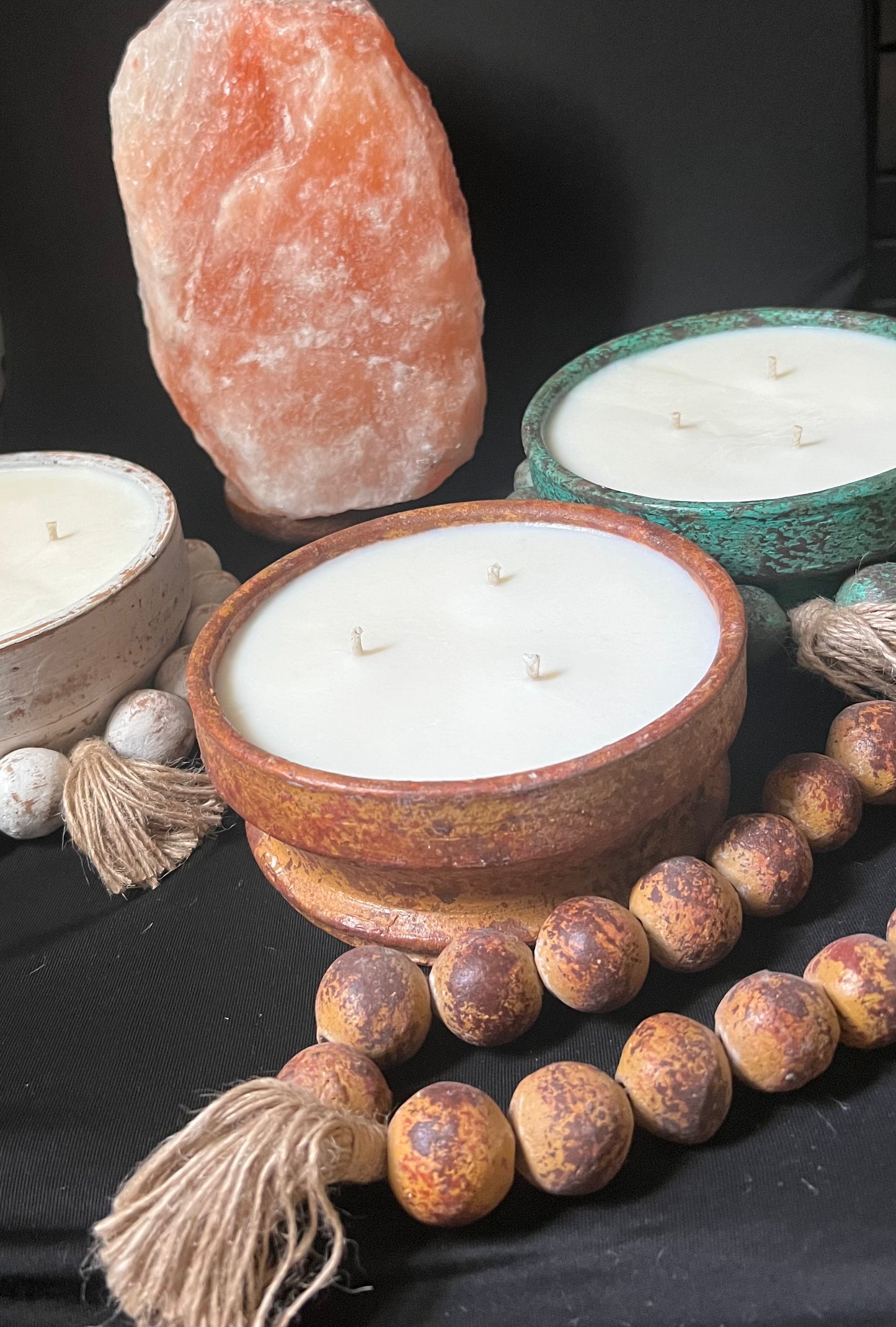BoHo Clay Bowl Candle Spiritual Couture Collection
