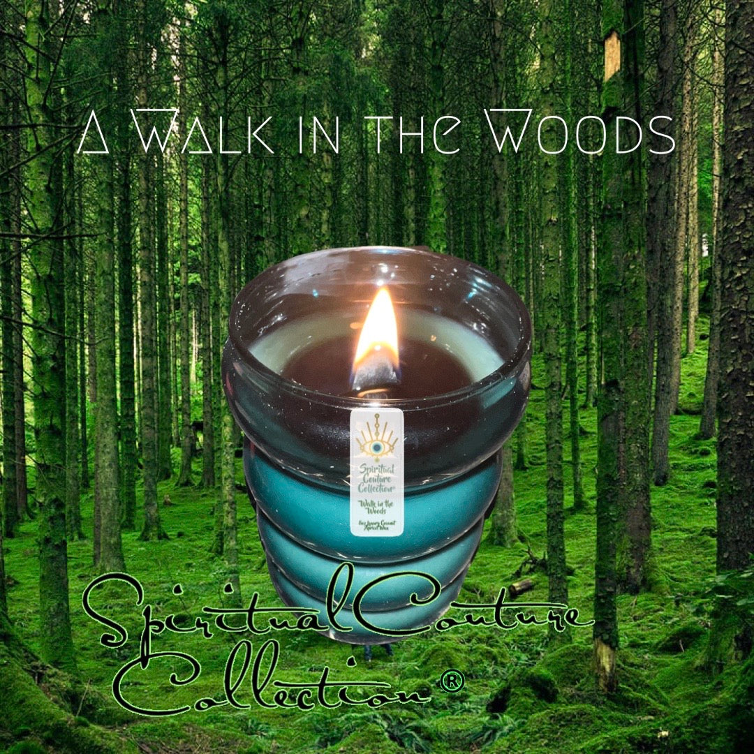 A Walk in The Woods 8oz candle by Spiritual Couture Collection®️ Spiritual Couture Collection®