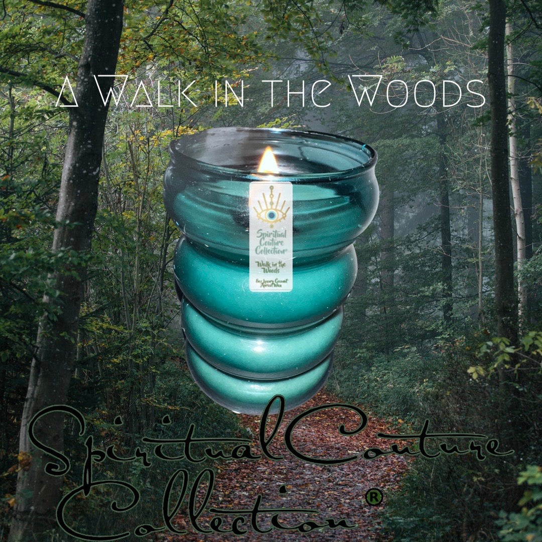 A Walk in The Woods 8oz candle by Spiritual Couture Collection®️ Spiritual Couture Collection®