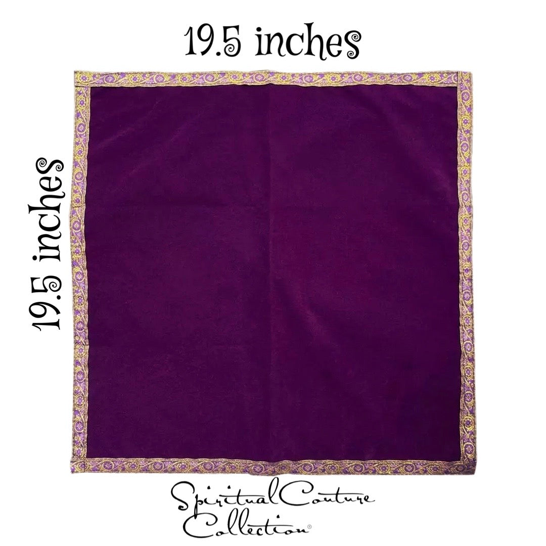 Altar/Divination/Tarot velvet cloth. By Spiritual Couture Collection®️LLC