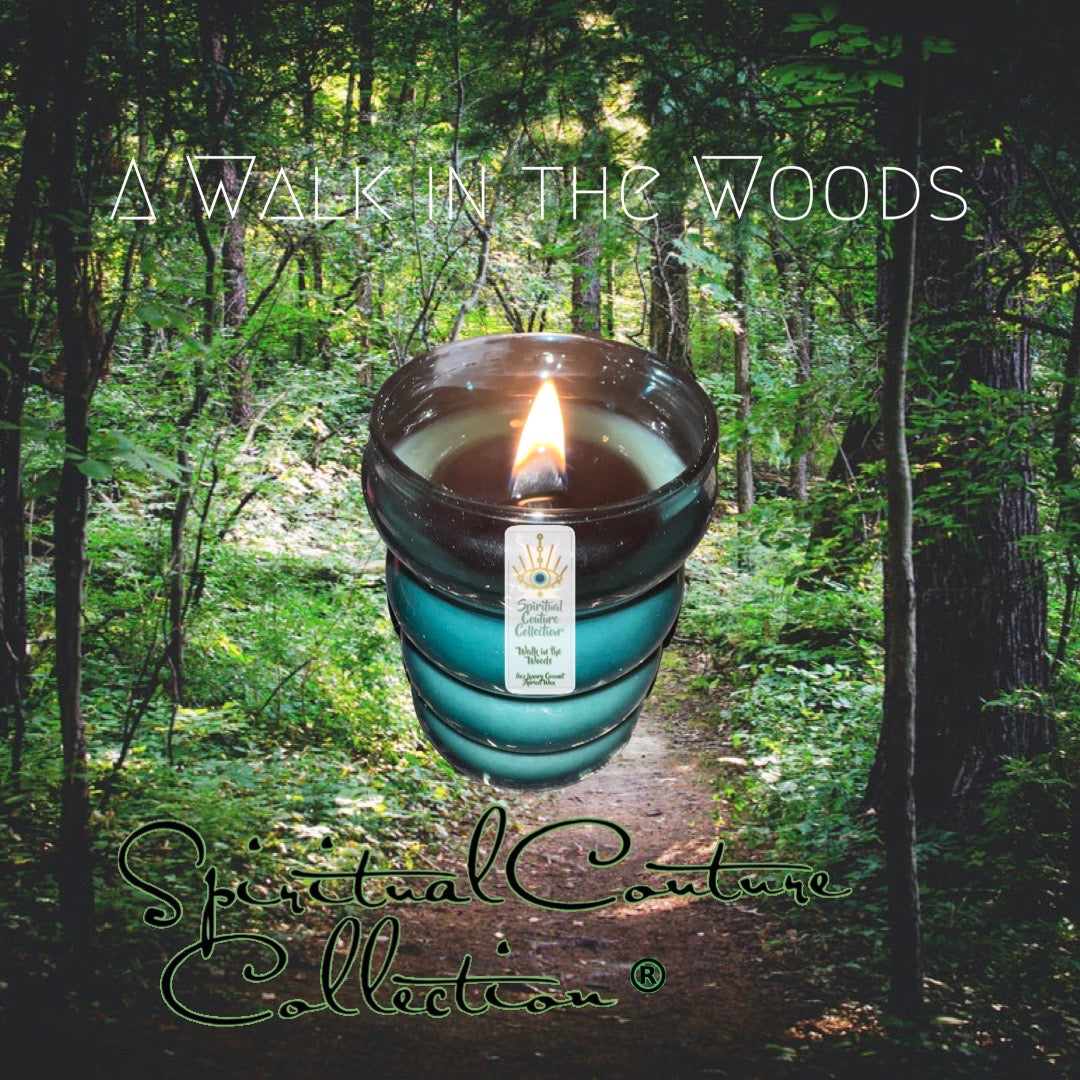 A Walk in The Woods 8oz candle by Spiritual Couture Collection®️ Spiritual Couture Collection®