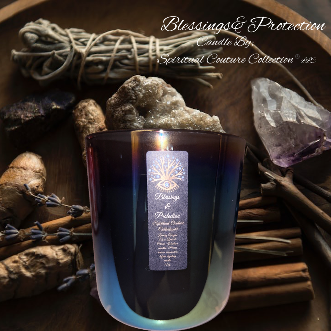 Blessings & Protection candle🪬🧿 by Spiritual Couture Collection®️LLC 13oz