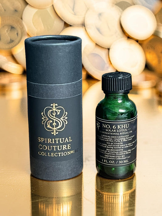 No. 6 KHU Solar Lotus | Money & Solar Abundance Ritual Oil