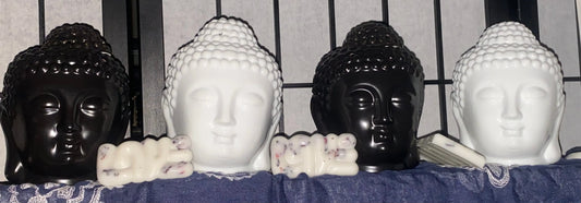 Ceramic Glazed Buddha incense/wax/resin burner Spiritual Couture Collection