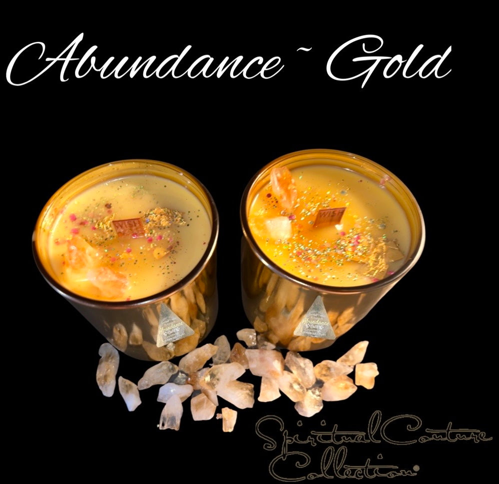 Abundance in Gold✨🕯by Spiritual Couture Collection®LLC 8oz.